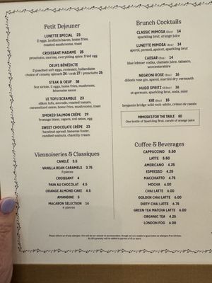 Menu photo 2 Café Lunette Halifax, NS