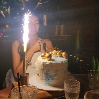 Toca Madera - her face just looking at the back of that cake and how bad it looked! - Steakhouses Near Me - Houston, Texas Toca Madera - her face just looking at the back of that cake and how bad it looked! - Steakhouses Near Me - Houston, Texas