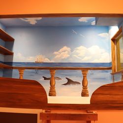 SF Bay Murals - Painted a ships bow in for this twin peaks home.