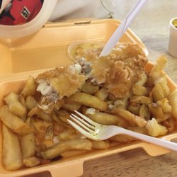 Mario's Fish and Chips - I should have taken a photo before I started! Fish and chips were fantastic!