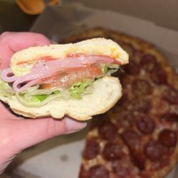 Pizzanos Express - Meat Shot of Italian sub