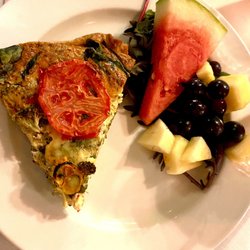 Full Circle Eatery - Vegetable Quiche & Fresh Fruit