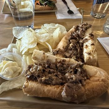 98 Center - Moab - Cheese steak with mayo on the side (great without it) - Asian Fusion Near Me - Moab, Utah
