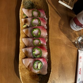 Oishii Japanese Bistro - Jalapeño Yellowtail Tuna - Sushi Bars Near Me - Powell, Ohio Oishii Japanese Bistro - Jalapeño Yellowtail Tuna - Sushi Bars Near Me - Powell, Ohio