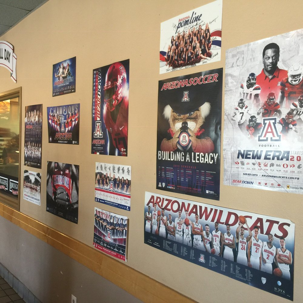 Bruegger's Bagels - This is where excellent service starts. Love the UofA decor! - Bagels Near Me - Tucson, Arizona Bruegger's Bagels - This is where excellent service starts. Love the UofA decor! - Bagels Near Me - Tucson, Arizona