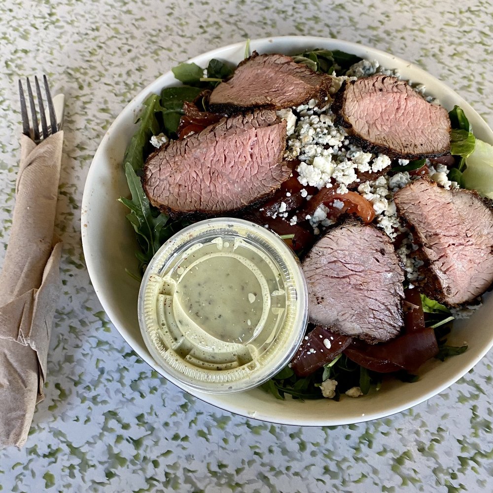 Tinleaf Fresh Kitchen - Tri tip steak salad - New American Near Me - Carlsbad, California Tinleaf Fresh Kitchen - Tri tip steak salad - New American Near Me - Carlsbad, California