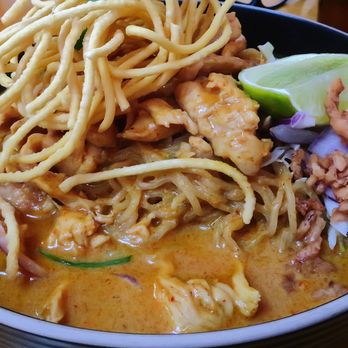 Yu De Thai Restaurant - Khao Soi dish, off menu item to ask for. - Thai Near Me - Sparks, Nevada