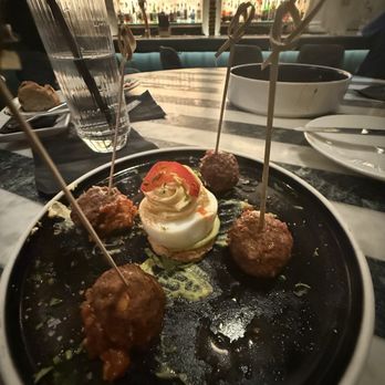 Plume - Leftover deviled eggs and meatballs - Cocktail Bars Near Me - Houston, Texas Plume - Leftover deviled eggs and meatballs - Cocktail Bars Near Me - Houston, Texas