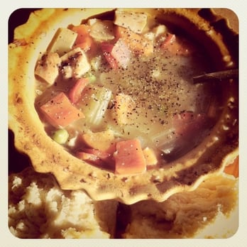 Geraldine's Counter - Chicken pot pie (more like chicken soup though) - American Near Me - Seattle, Washington Geraldine's Counter - Chicken pot pie (more like chicken soup though) - American Near Me - Seattle, Washington