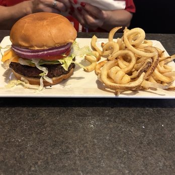 Baumhower's Victory Grille - Burger with Fries. - Chicken Wings Near Me - Tuscaloosa, Alabama Baumhower's Victory Grille - Burger with Fries. - Chicken Wings Near Me - Tuscaloosa, Alabama