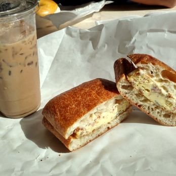 JoMama's - Meat lovers omelette sandwich and spiced chai tea - Sandwiches Near Me - Orleans, Massachusetts JoMama's - Meat lovers omelette sandwich and spiced chai tea - Sandwiches Near Me - Orleans, Massachusetts