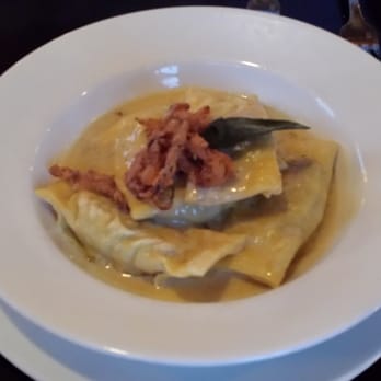 New York Kitchen - Pork and apple agnolotti (similar to ravioli with a gnocchi consistency) - Venues & Event Spaces Near Me - Canandaigua, New York New York Kitchen - Pork and apple agnolotti (similar to ravioli with a gnocchi consistency) - Venues & Event Spaces Near Me - Canandaigua, New York