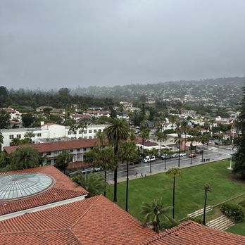 Santa Barbara County Courthouse - View at the top of the tower - Landmarks & Historical Buildings Near Me - Santa Barbara, California Santa Barbara County Courthouse - View at the top of the tower - Landmarks & Historical Buildings Near Me - Santa Barbara, California