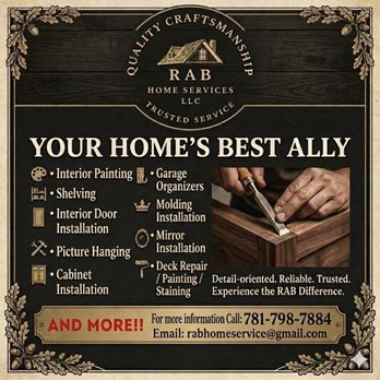 RAB Home Services - Description of services offered and contact information - Handyman Near Me RAB Home Services - Description of services offered and contact information - Handyman Near Me