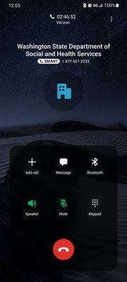 Washington State Department of Social and Health Services