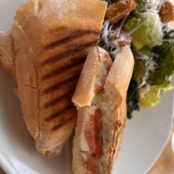 Delarosa Bishop Ranch - Salmon Panini with Caesar salad - Pizza Near Me - San Ramon, California Delarosa Bishop Ranch - Salmon Panini with Caesar salad - Pizza Near Me - San Ramon, California