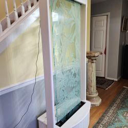 Silvermoon - A Custom Art Glass Studio - Silver Moon's custom art fountain.