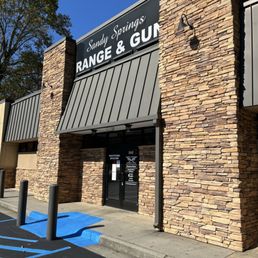 Exterior outside entrance of Sandy Springs Gun and Range - Sandy Springs, Georgia Exterior outside entrance of Sandy Springs Gun and Range - Sandy Springs, Georgia