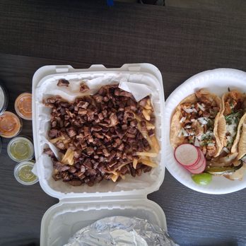 The Taco Shrimp - I got mine to go and had the liquid stuff put on the side to keep from having soggy fries - Beer, Wine & Spirits Near Me - Hemet, California The Taco Shrimp - I got mine to go and had the liquid stuff put on the side to keep from having soggy fries - Beer, Wine & Spirits Near Me - Hemet, California