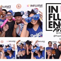 Propzilla Photo Booth - Los Angeles Dodgers themed party!