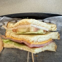 AJs Restaurant - My $11.00 club sandwich today.