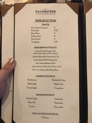 Menu photo 6 Headwaters Lounge Orlando, FL
