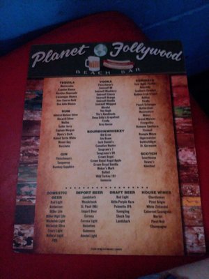 Menu photo 1 Planet Follywood Folly Beach, SC Menu photo 1 Planet Follywood Folly Beach, SC