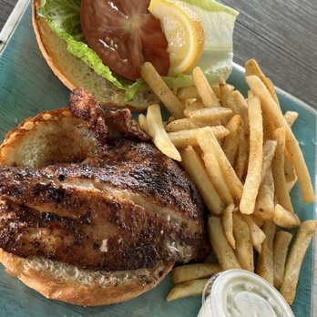 Sam's Beach Bar - Sharp bones found in this Grouper sandwich - Seafood Near Me - Hudson, Florida Sam's Beach Bar - Sharp bones found in this Grouper sandwich - Seafood Near Me - Hudson, Florida