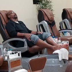 TT Nails - My hubby's pedicure