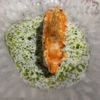 Atomix - Langoustine in fermented rice broth - Korean Near Me - New York, New York