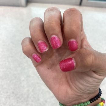 Lovely Nails - Nails after a week in the sun and pool - Nail Salons Near Me - Burbank, California Lovely Nails - Nails after a week in the sun and pool - Nail Salons Near Me - Burbank, California