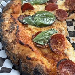 Gluten Free GF Carbone Copy Spicy Vodka with pepperoni Gluten Free GF Carbone Copy Spicy Vodka with pepperoni
