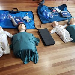Rachael's Nursing and CPR - Set up for CPR training