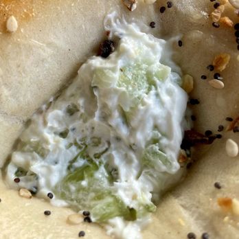 Bagel King - Veggie chunk cream cheese schmear was excellent - Bagels Near Me - Casselberry, Florida