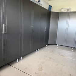 Lancaster Painting - Storage cabinets in garage