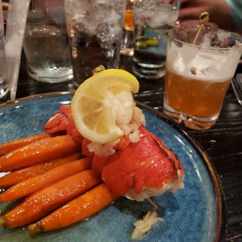 The Cedar Room - Amaretto sour and lobster with daily fresh carrots! - Steakhouses Near Me - North Platte, Nebraska