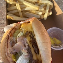 Double Double animal style with chili peppers Double Double animal style with chili peppers