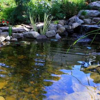 AOS Outdoor Services - a pond with a waterfall - Landscaping Near Me - Nicholson, Pennsylvania AOS Outdoor Services - a pond with a waterfall - Landscaping Near Me - Nicholson, Pennsylvania