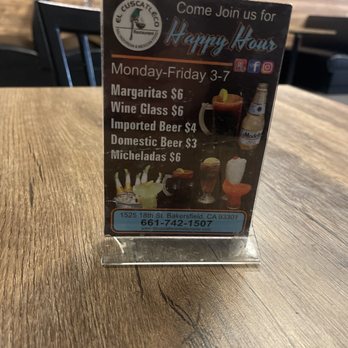 El Cuscatleco restaurant - Happy hour 8/7/23 - Salvadoran Near Me - Bakersfield, California El Cuscatleco restaurant - Happy hour 8/7/23 - Salvadoran Near Me - Bakersfield, California