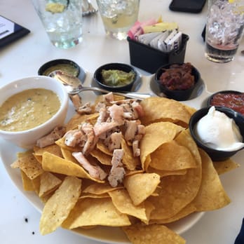 The Dock - These are the "Nachos Libre" with chicken. $15. More like tortilla chips and dip. Tasted ok, but not worth $15. - Bars Near Me - Hawley, Pennsylvania