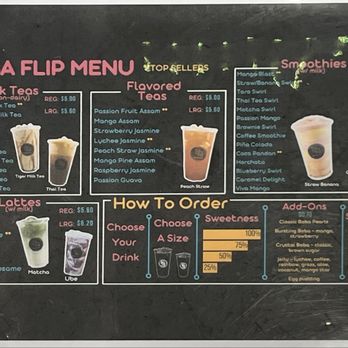 Boba Flip - Menu and prices in March 2025 - Bubble Tea Near Me - Brea, California