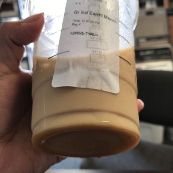Starbucks - Very poorly made Iced Caramel Macchiato - Coffee & Tea Near Me - Houston, Texas Starbucks - Very poorly made Iced Caramel Macchiato - Coffee & Tea Near Me - Houston, Texas