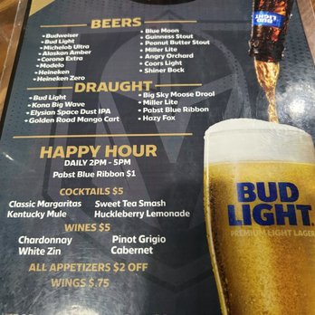 Fox Smokehouse BBQ - Happy Hour Menu & Beer Menu - Barbeque Near Me - Boulder City, Nevada