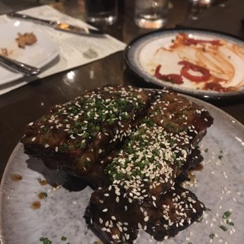 Juju - Hickory Smoked Pork Ribs - Tapas/Small Plates Near Me - Durham, North Carolina Juju - Hickory Smoked Pork Ribs - Tapas/Small Plates Near Me - Durham, North Carolina