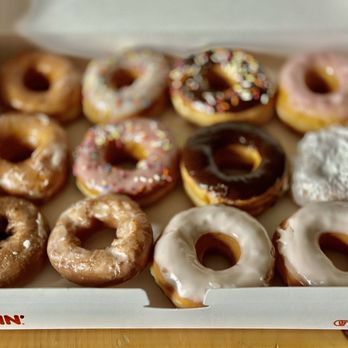 Dunkin' - Assorted Dozen Donuts - Donuts Near Me - Garden Grove, California Dunkin' - Assorted Dozen Donuts - Donuts Near Me - Garden Grove, California