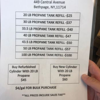 One Stop Propane - Propane rates, these guys are quick and reliable. No hassle and they refill it fully. - Propane Near Me - Bethpage, New York One Stop Propane - Propane rates, these guys are quick and reliable. No hassle and they refill it fully. - Propane Near Me - Bethpage, New York