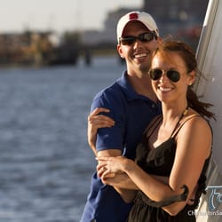 Charleston Sailing Charters - A couple enjoys their anniversary weekend aboard Fate.