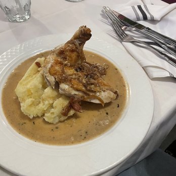 Rose Villa Southern Table & Bar - The slow roasted chicken with potatoes instead of the Cajun rice - Southern Near Me - Ormond Beach, Florida Rose Villa Southern Table & Bar - The slow roasted chicken with potatoes instead of the Cajun rice - Southern Near Me - Ormond Beach, Florida