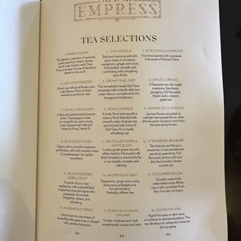 Tea at The Empress - Menu - IG @bougiefoodieboi - Tea Rooms Near Me - Victoria, British Columbia Tea at The Empress - Menu - IG @bougiefoodieboi - Tea Rooms Near Me - Victoria, British Columbia