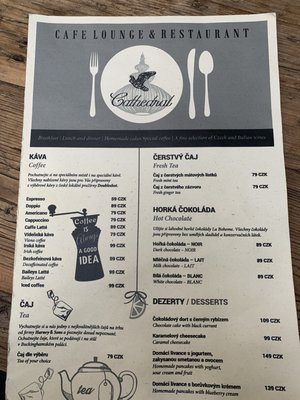 Menu photo 1 Cathedral Café Prague, PR Menu photo 1 Cathedral Café Prague, PR